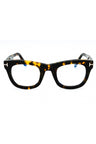 055 - coloured havana/clear/blue-light block lens