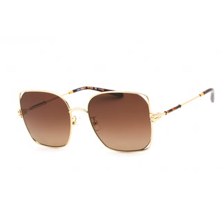 Tory Burch 0TY6097 Sunglasses Gold/Brown Gradient Polarized