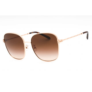 Tory Burch 0TY6108 Sunglasses Rose Gold/Light Brown Gradient Dark Brown