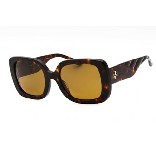 Tory Burch 0TY7179U Sunglasses Dark Tortoise/ Brown Polarized