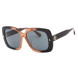 Tory Burch 0TY7193F Sunglasses Gradient Navy/Dark Grey