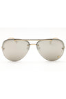 12526G - Pale Gold/Light Gray Mirror Silver