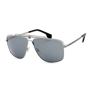 Versace VE2242 Sunglasses Gunmetal / Light Grey Mirrored Black