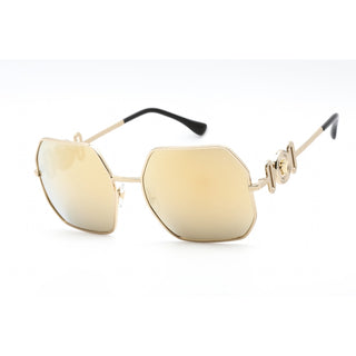 Versace 0VE2248 Sunglasses Gold/Brown Mirror Gold
