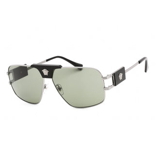 Versace 0VE2251 Sunglasses Gunmetal  / Green