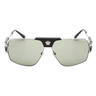 Versace 0VE2251 Sunglasses Gunmetal  / Green