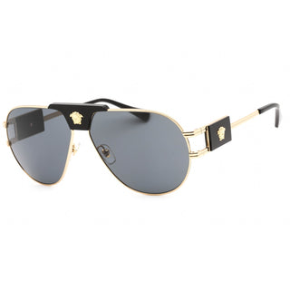 Versace 0VE2252 Sunglasses Gold  / Dark Grey