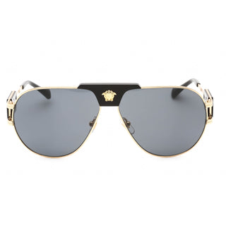 Lunettes de soleil Versace 0VE2252 Or / Gris foncé