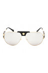 10026G - Gold  / Light Grey Mirrored Silver