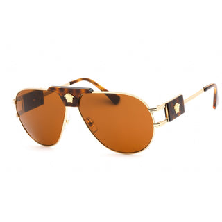 Versace 0VE2252 Sunglasses Gold/Dark Brown