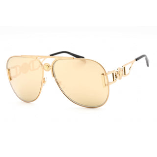 Versace 0VE2255 Sunglasses Gold / Clear Mirror Real Yellow Gold