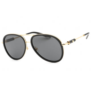 Versace 0VE2260 Sunglasses Black/Gold / Dark Grey