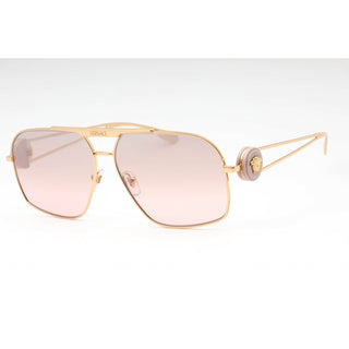 Versace 0VE2269 Sunglasses Gold / Light Pink With Silver Tone Mirror