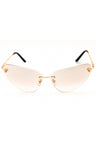 10028Z - Gold/Light Brown Silver Mirror