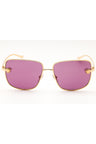 1002AK - Gold/Dark Violet Mirror Silver Int