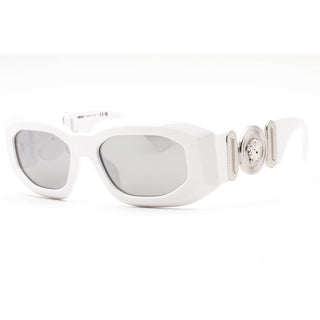 Versace 0VE4425U Sunglasses White/Light Grey Mirror Silver