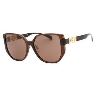 Versace 0VE4449D Sunglasses Black / Dark Brown