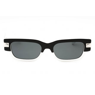 Versace 0VE4465 Sunglasses Black/White/Dark Grey