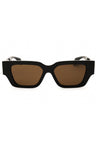 554373 - Transparent Brown / Solid Brown
