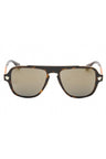 12524T - DARK HAVANA / dark grey mirror gold