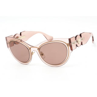 Versace VE2234 Sunglasses Transparent Pink/Light Brown