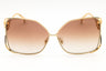 1002B8 - Gold / Gradient Brown Mirror Silver