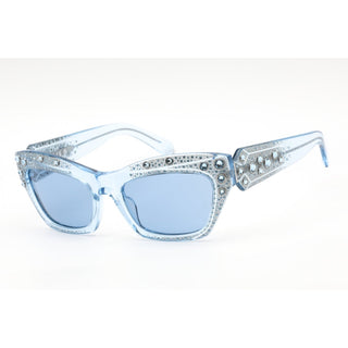 Swarovski SK0380 Sunglasses Shiny Blue / Blue Women's-AmbrogioShoes