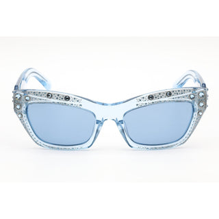Swarovski SK0380 Sunglasses Shiny Blue / Blue Women's-AmbrogioShoes