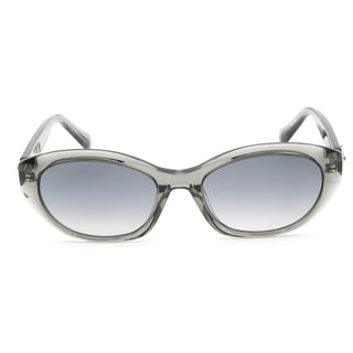 Swarovski SK0384 Sunglasses Transparent Dark Grey / Dark Grey Gradient Women's-AmbrogioShoes