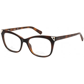 Swarovski SK5292 Eyeglasses Dark Havana / Clear Lens-AmbrogioShoes