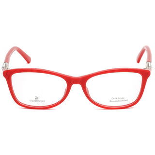 Swarovski SK5336 Eyeglasses Shiny Red / Clear Lens-AmbrogioShoes