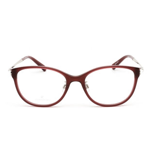 Swarovski SK5354-D Eyeglasses Shiny Bordeaux /Clear demo lens-AmbrogioShoes