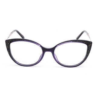 Swarovski SK5362 Eyeglasses Shiny Violet / Clear Lens Unisex Unisex-AmbrogioShoes