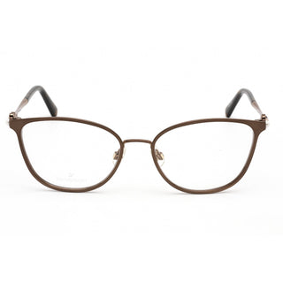Swarovski SK5368 Eyeglasses Matte Dark Brown / Clear Lens-AmbrogioShoes