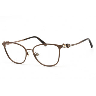 Swarovski SK5368 Eyeglasses Matte Dark Brown / Clear Lens-AmbrogioShoes