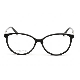 Swarovski SK5385-F Eyeglasses Shiny Black / Clear Lens-AmbrogioShoes