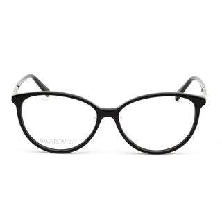 Swarovski SK5385-F Eyeglasses Shiny Black / Clear Lens-AmbrogioShoes
