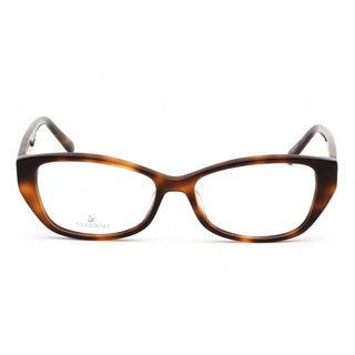 Swarovski SK5391 Eyeglasses Dark Havana / Clear Lens-AmbrogioShoes