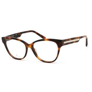 Swarovski SK5392 Eyeglasses Dark Havana / Clear Lens Unisex Unisex-AmbrogioShoes