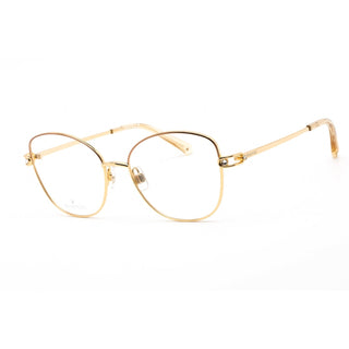 Swarovski SK5398 Eyeglasses Shiny Deep Gold / Clear Lens Unisex Unisex-AmbrogioShoes