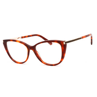 Swarovski SK5414 Eyeglasses Dark Havana / Clear Lens-AmbrogioShoes