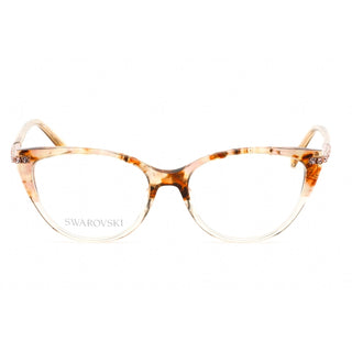Swarovski SK5425 Eyeglasses Havana/other / Clear Lens-AmbrogioShoes