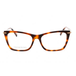Swarovski SK5426 Eyeglasses Dark Havana / Clear Lens-AmbrogioShoes