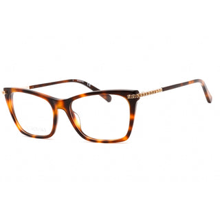 Swarovski SK5426 Eyeglasses Dark Havana / Clear Lens-AmbrogioShoes