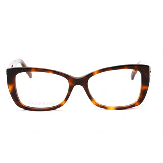 Swarovski SK5452 Eyeglasses Dark Havana / Clear Lens-AmbrogioShoes