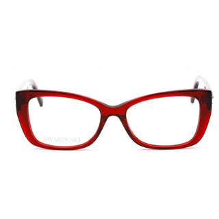 Swarovski SK5452 Eyeglasses Red/other / Clear Lens-AmbrogioShoes