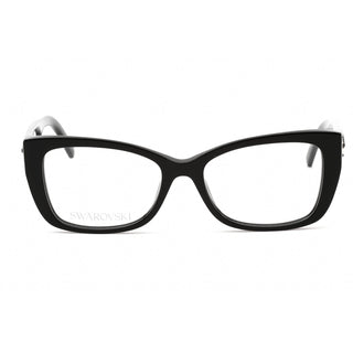 Swarovski SK5452 Eyeglasses Shiny Black / Clear Lens-AmbrogioShoes