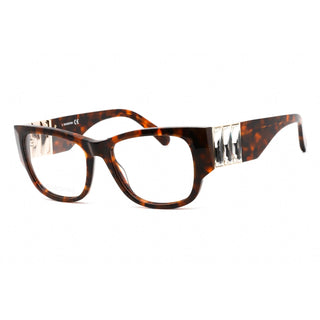 Swarovski SK5473 Eyeglasses Dark Havana / Clear Lens-AmbrogioShoes
