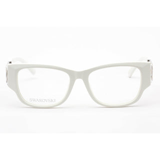 Swarovski SK5473 Eyeglasses White / Clear Lens-AmbrogioShoes