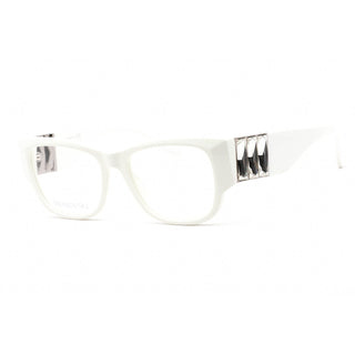 Swarovski SK5473 Eyeglasses White / Clear Lens-AmbrogioShoes